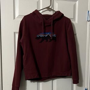 Patagonia Burgundy Bear Sweater